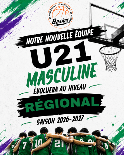 Nos U21 masculins évolueront au niveau régional !