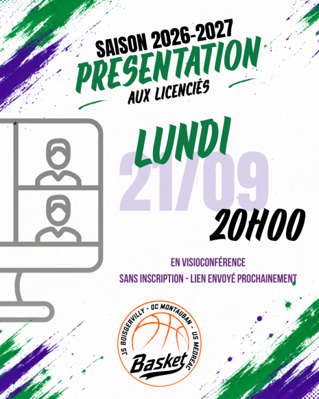 Présentation Saison 2026-2027 - Visio