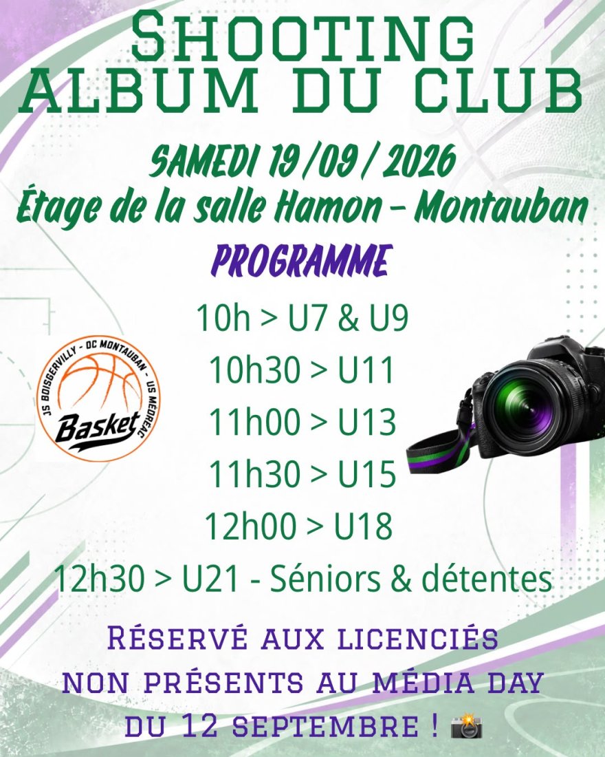 Shooting photos 2 - Album du Club